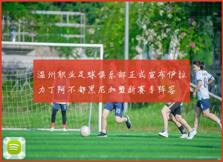 温州职业足球俱乐部正式宣布伊拉力丁阿不都黑尼加盟新赛季阵容